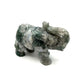 Moss Agate Elephants