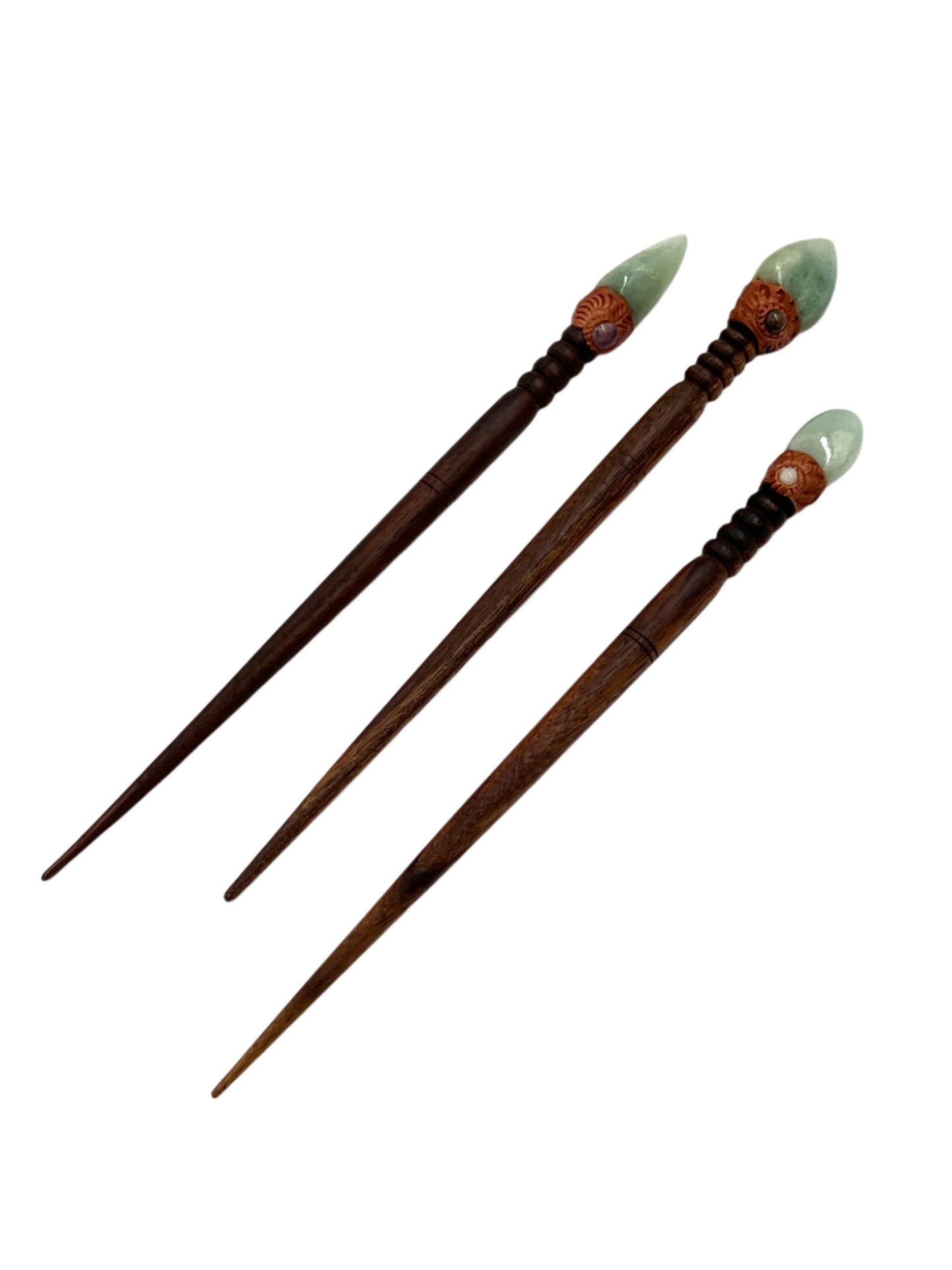 Handmade Gemstone Hair Sticks