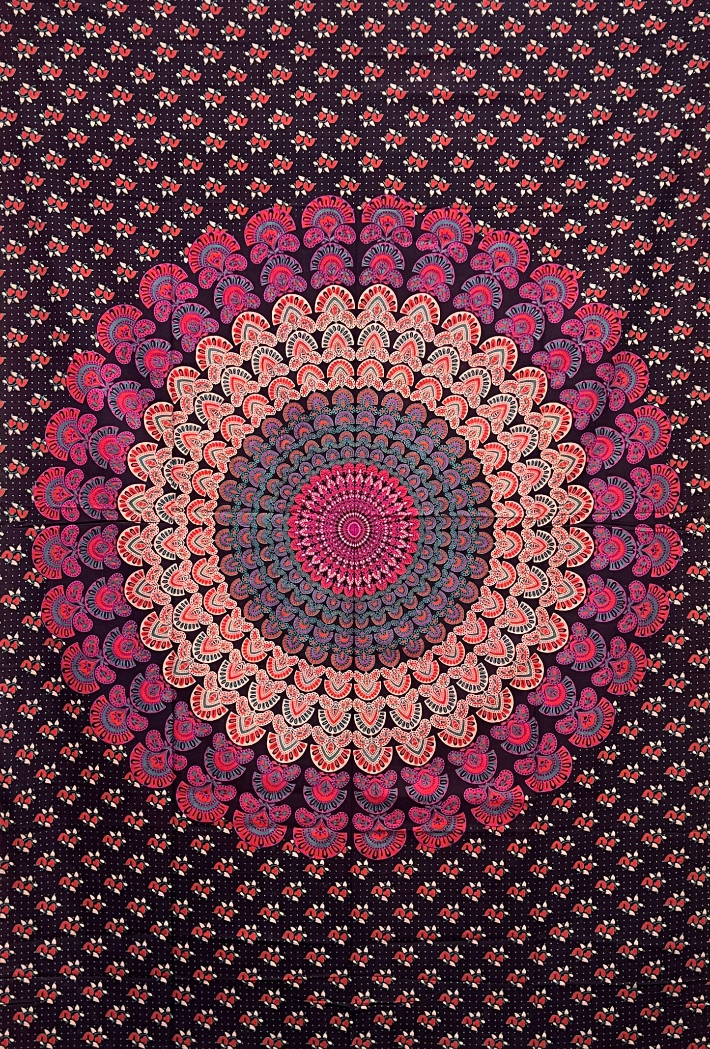 Scale Flower Mandala Tapestries