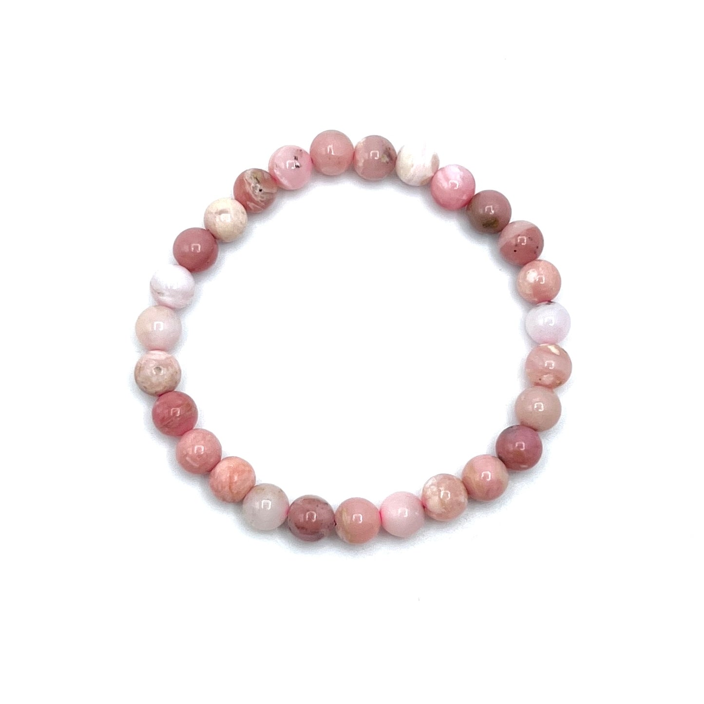 Pink Opal Stretchy Bracelets