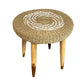 Teakwood & Rattan Table & Stool Sets