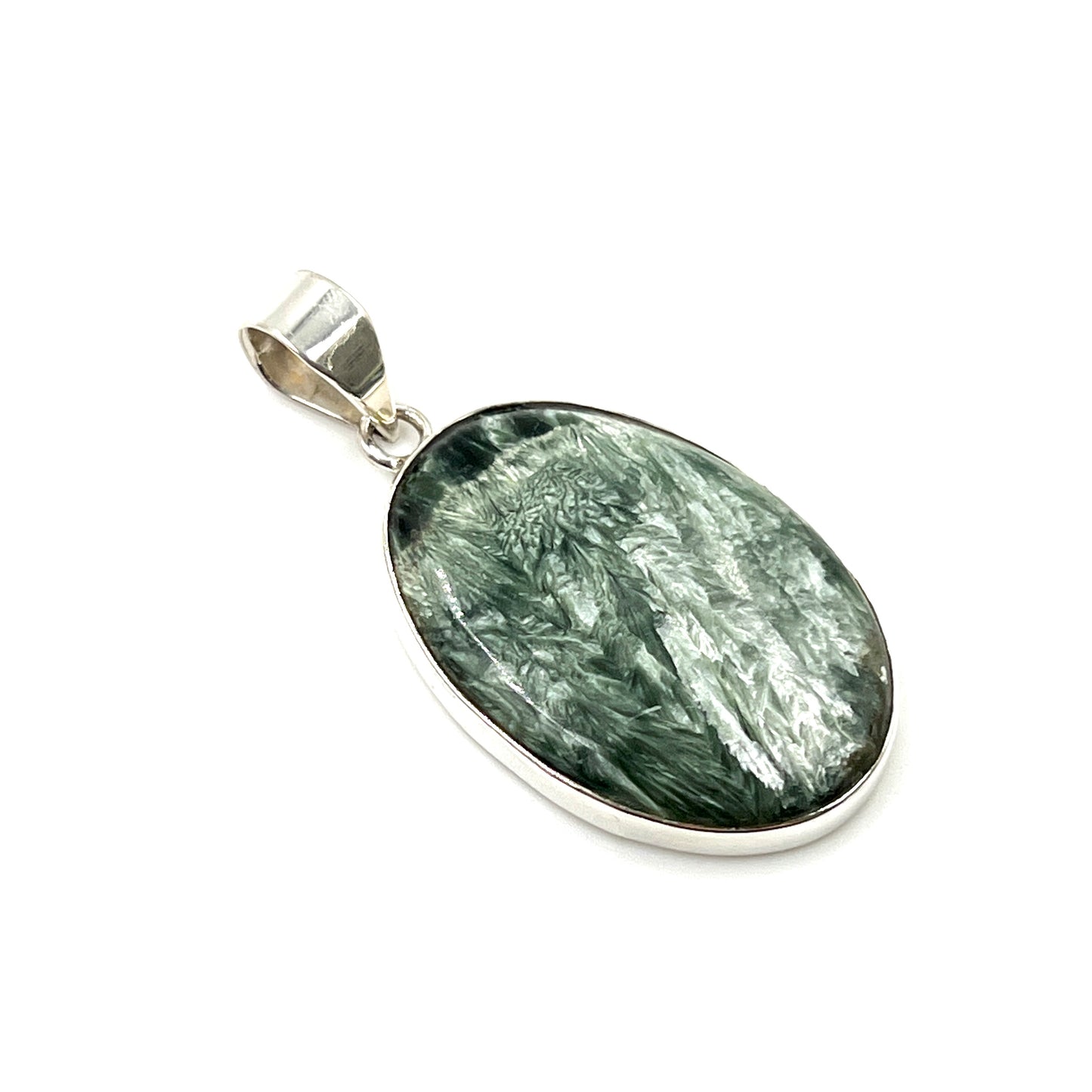 Sterling Silver Seraphinite Pendants