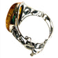 X Large Stone Sterling Silver Amber Bracelets