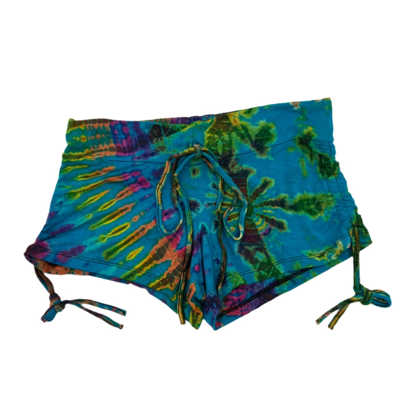 Tie Dyed Drawstring Shorts