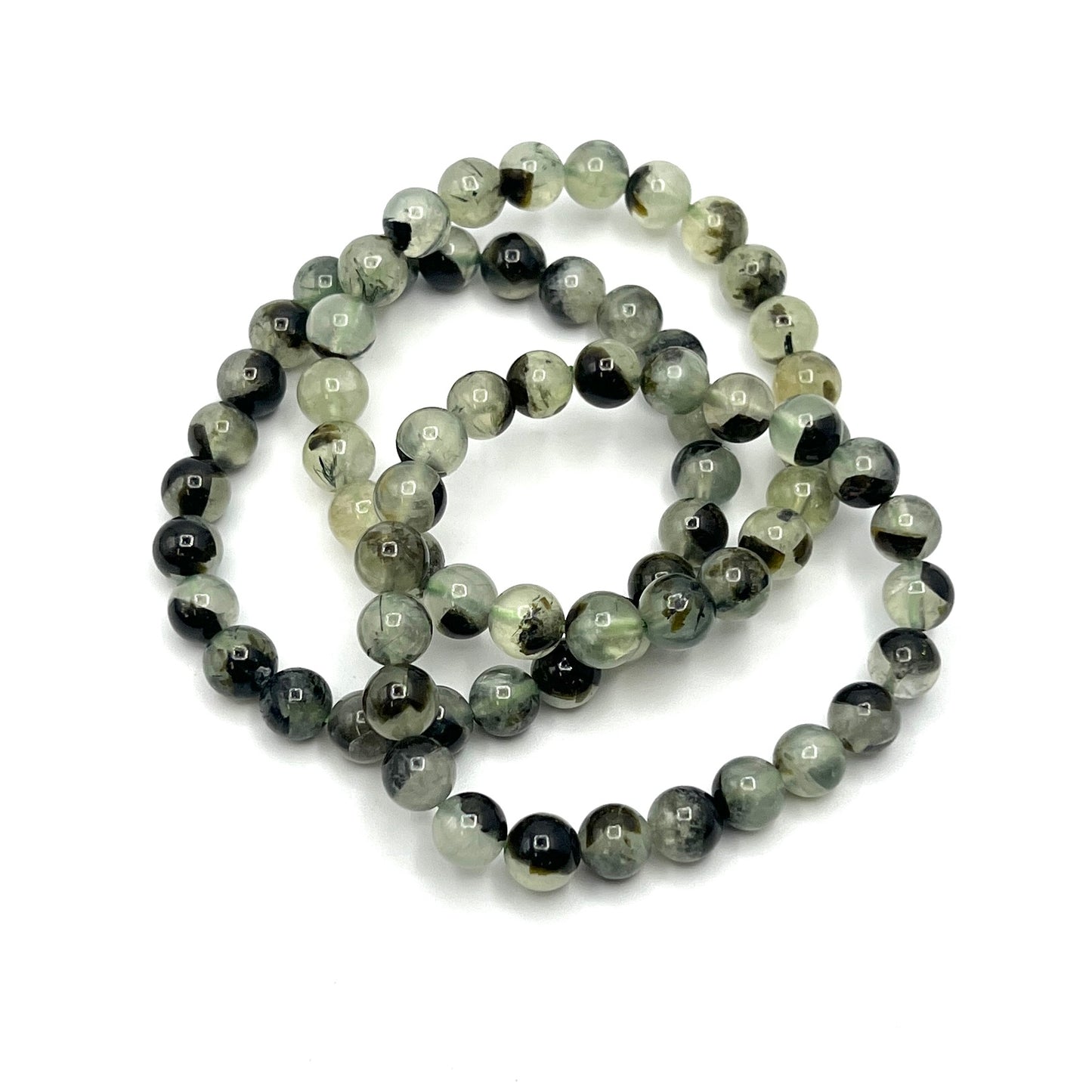 Prehnite & Epidote Stretchy Bracelets