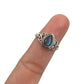 Teardrop Labradorite Ring