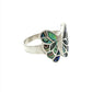 Sterling Silver Shell Butterfly Rings