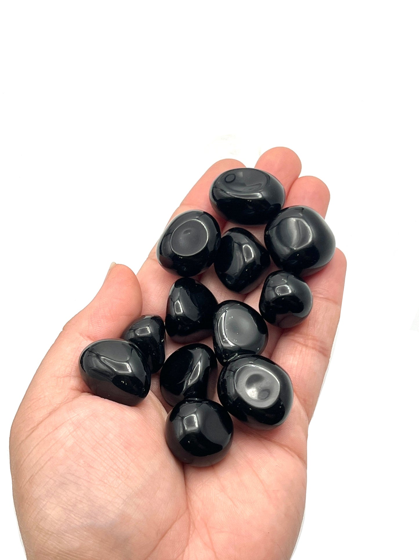 Black Obsidian Tumbles