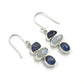 Sterling Silver Tanzanite Earrings