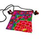 Embroidered Lotus Flower Crossbody Bag