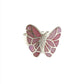 Sterling Silver Shell Butterfly Rings