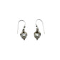 Leaf Gemstone Earrings