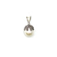 Sterling Silver Drop Pearl Pendants