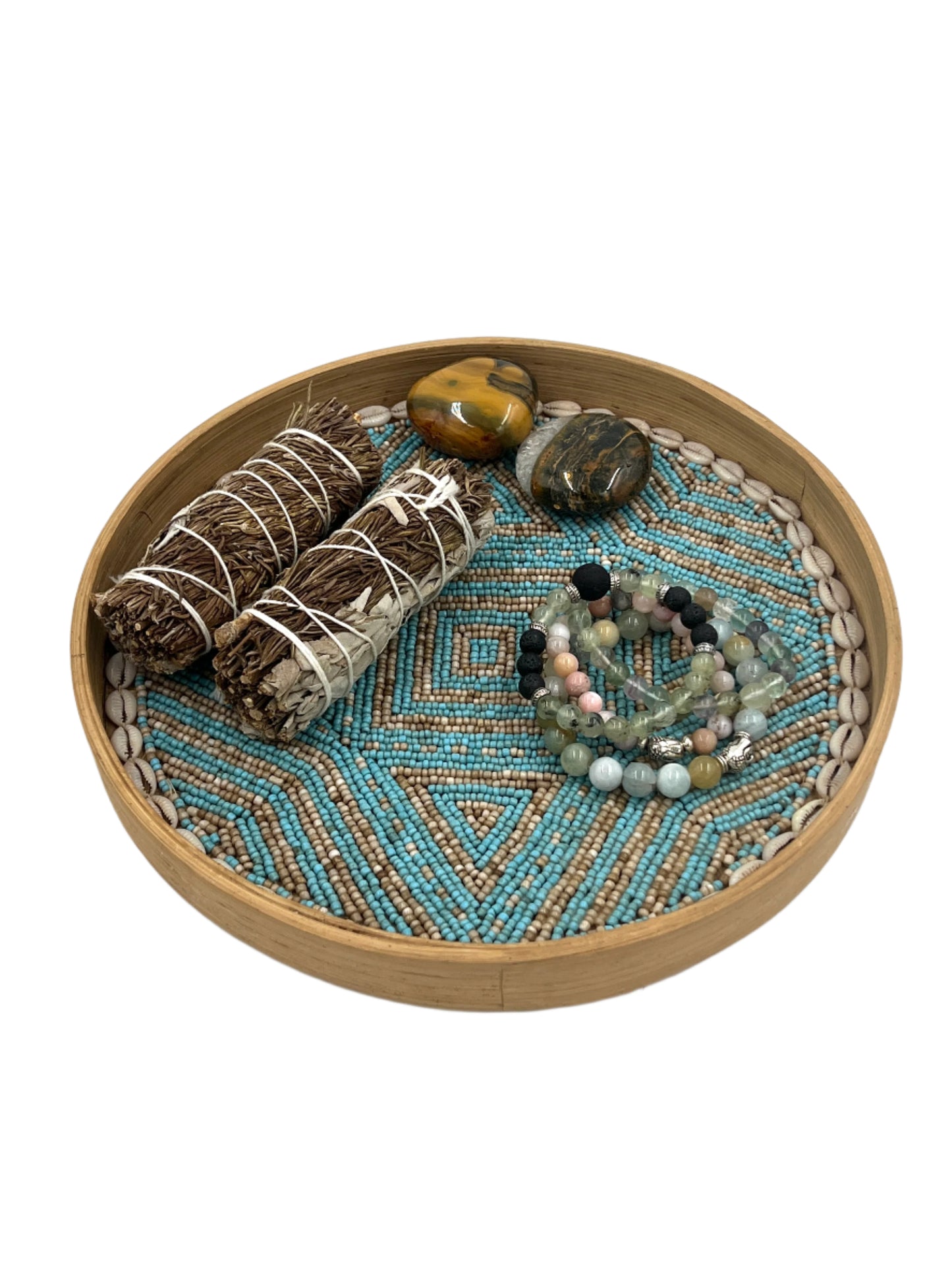 Bali Beaded & Shell Trays