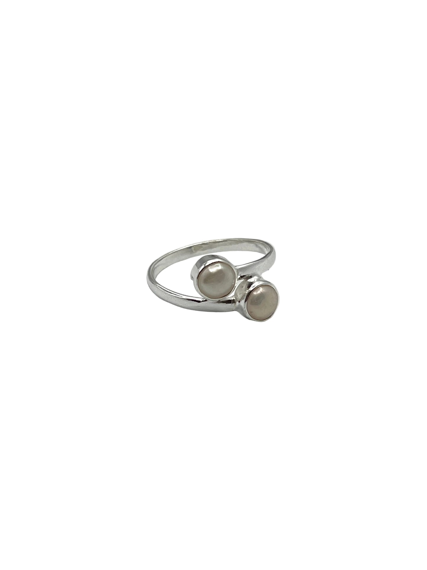 Double Teardrop Gemstone Rings