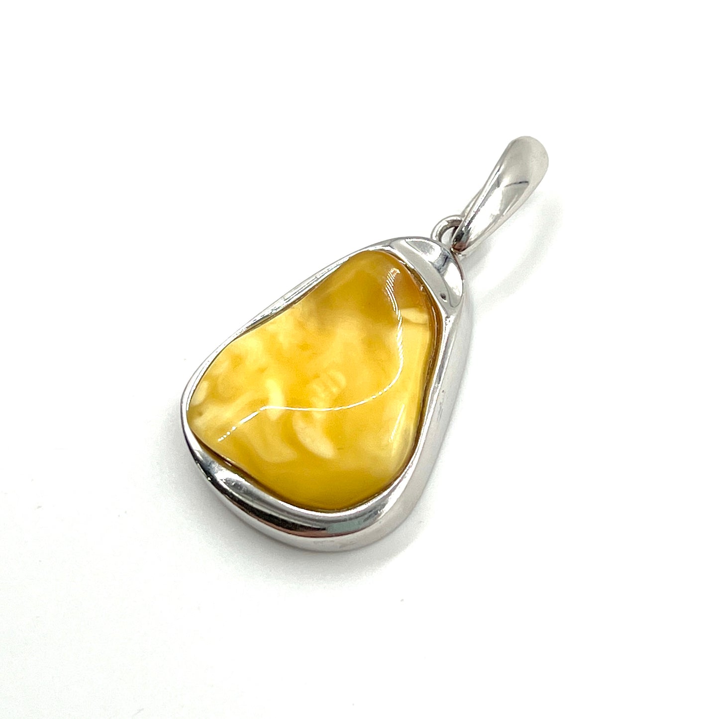 Butterscotch Amber Freeform Pendants