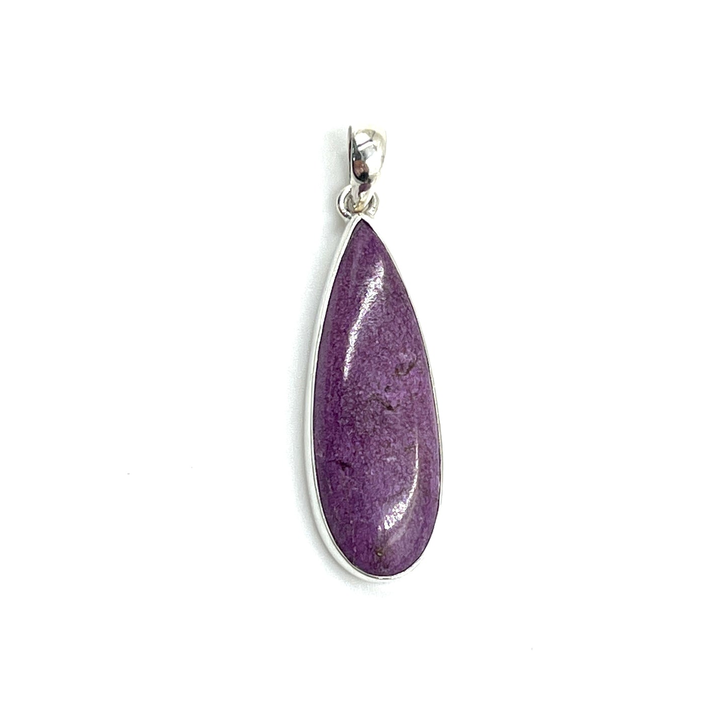 Sterling Silver Purpurite Freeform Pendants