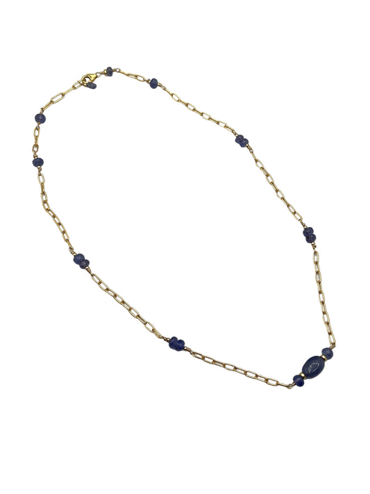Tanzanite Gold Filled Necklace