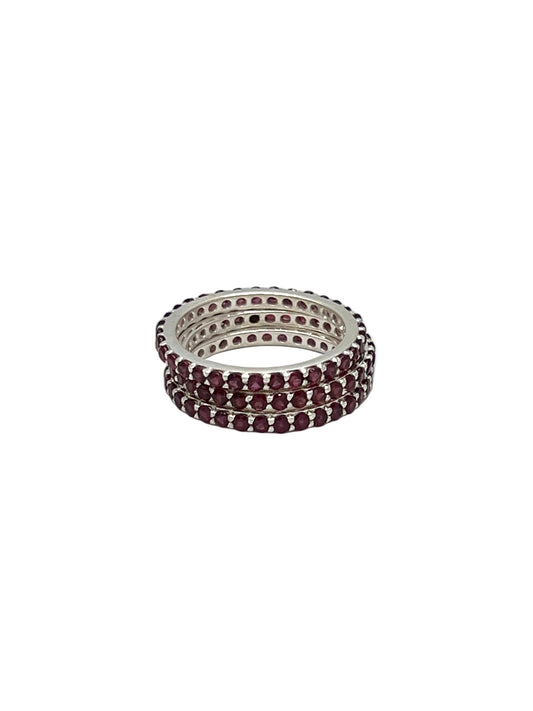 Infinity Gemstone Band Ring