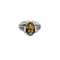 Silver Zultanite Oval Side Etched Ring