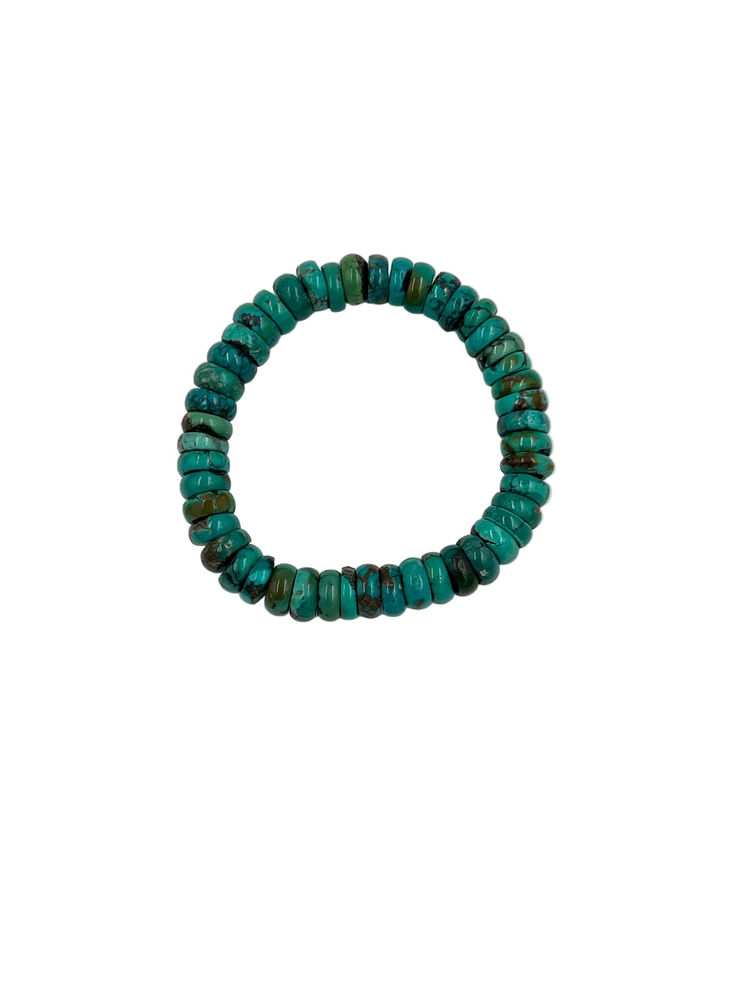 Turquoise Rondelle Beaded Bracelets