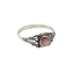 Sterling Silver Shell Round Ring