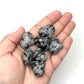 Snowflake Obsidian Puffy Hearts