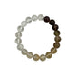 Smoky Quartz & Clear Quartz Stretchy Bracelets