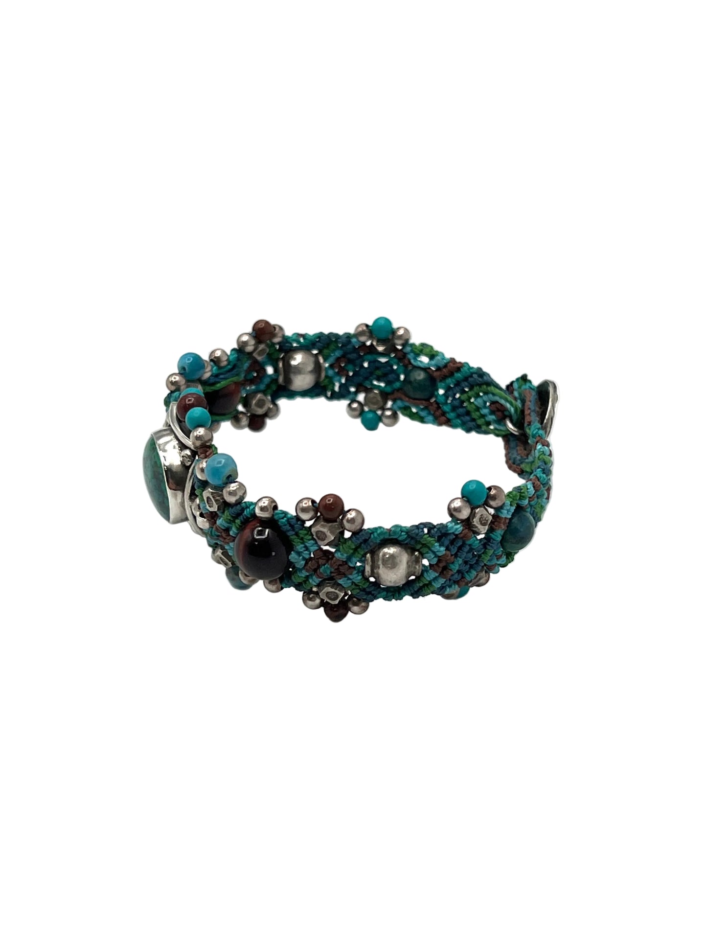 Macrame Chrysocolla Bracelet
