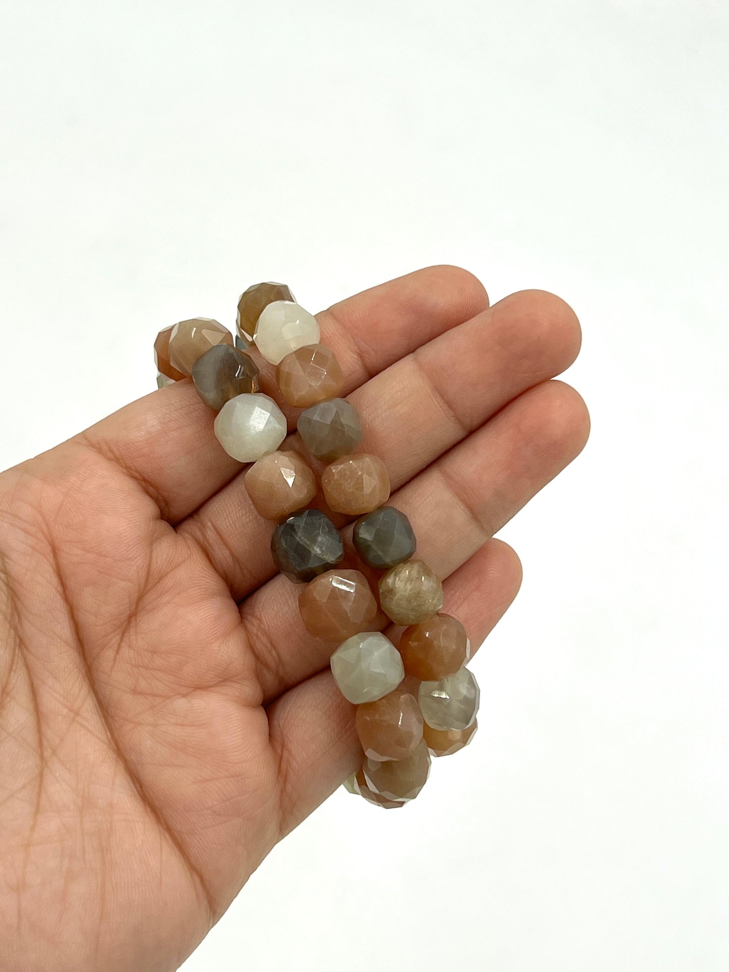 Cats Eye Moonstone Beaded Bracelet