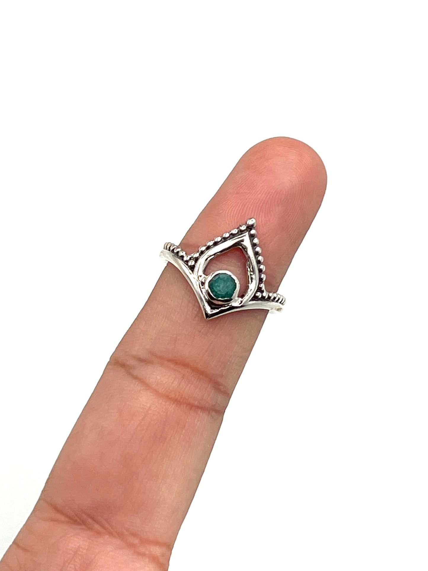 Crown Gemstone Rings
