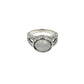 Halo Moonstone Ring