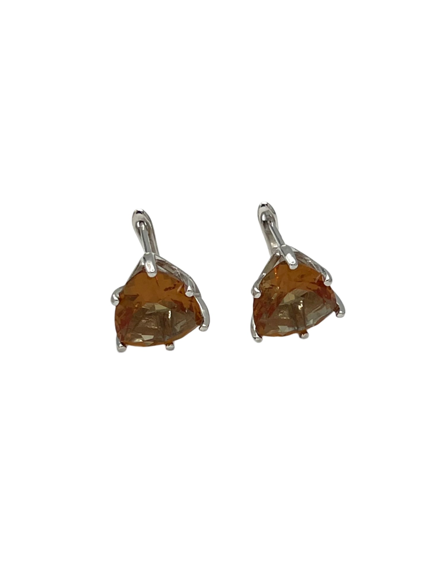 Silver Zultanite Trillion Earring