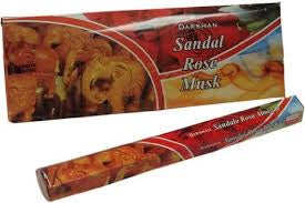 Darshan Incense 20 Hex Pack