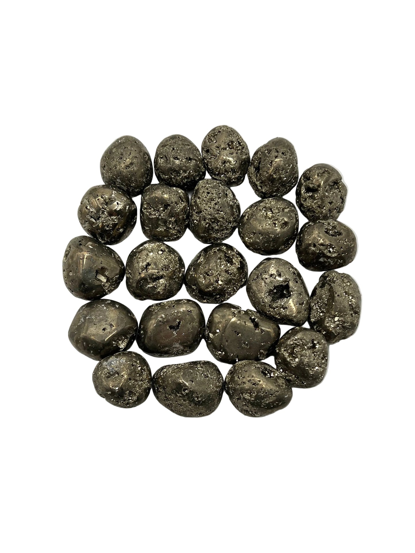 Pyrite Druzy Tumbles