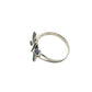 Sterling Silver Abalone Shell Dragonfly Ring