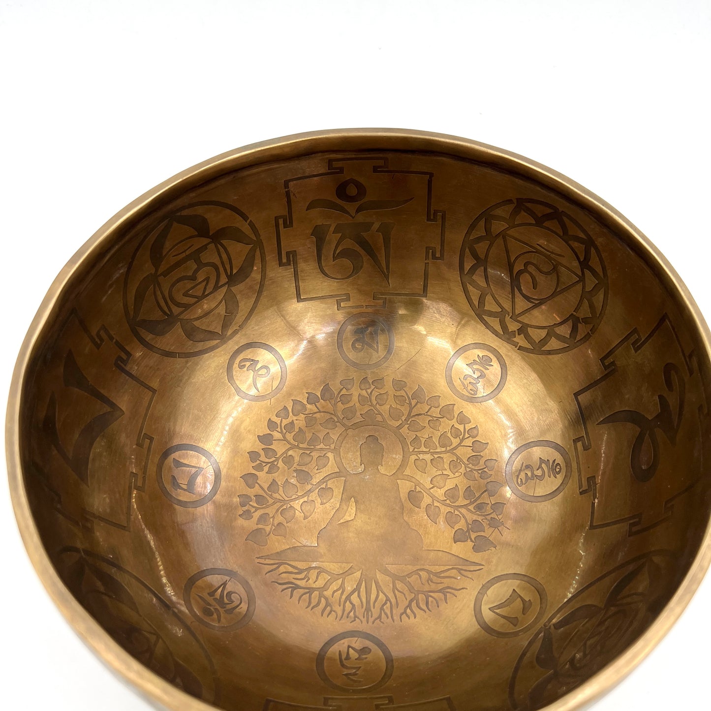 Hand Carved and Tuned Seven Metal Indian Singing Bowls