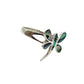 Sterling Silver Abalone Shell Dragonfly Ring
