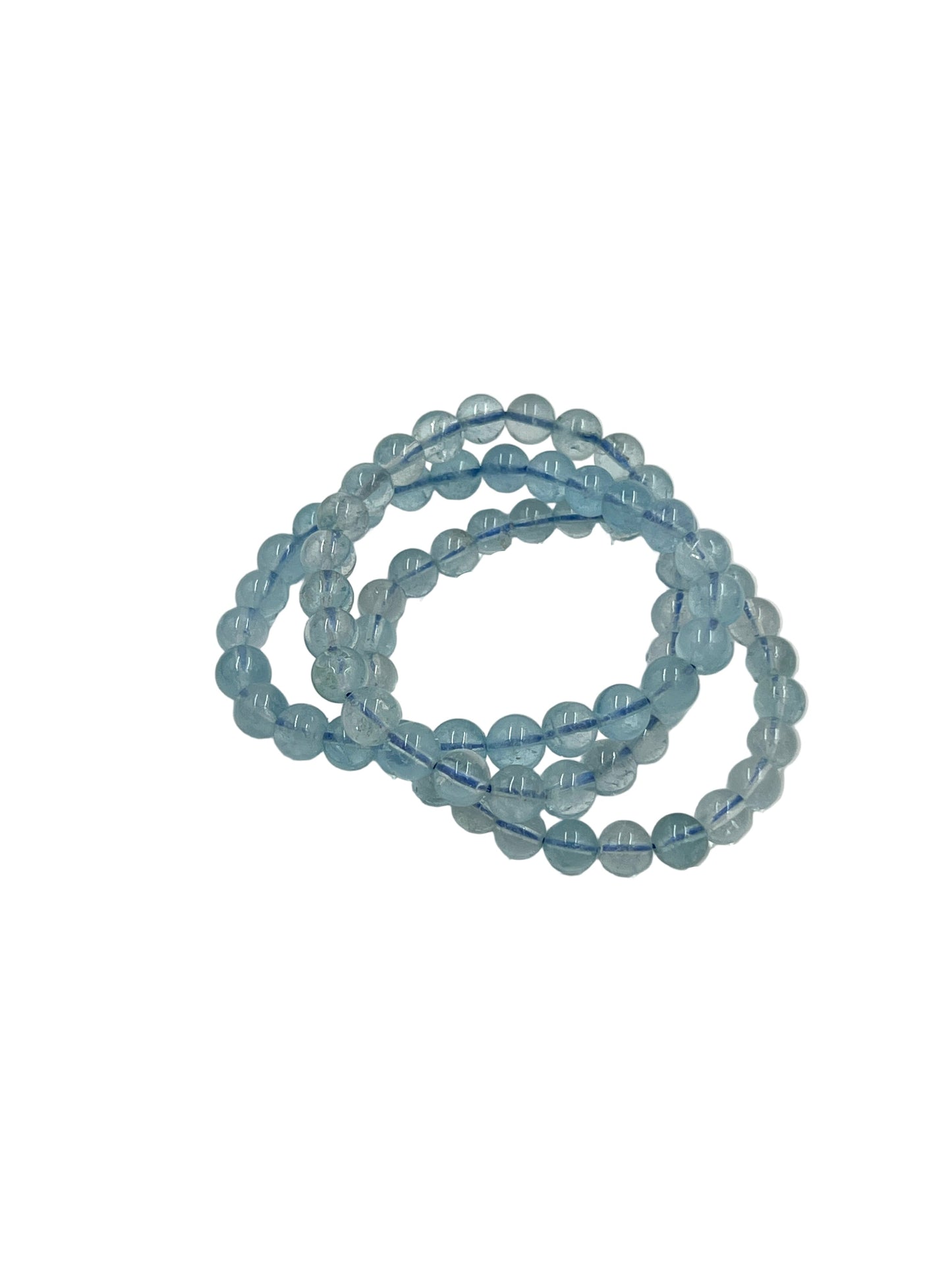 Blue Topaz Beaded Bracelets