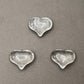 Clear Quartz Puffy Hearts