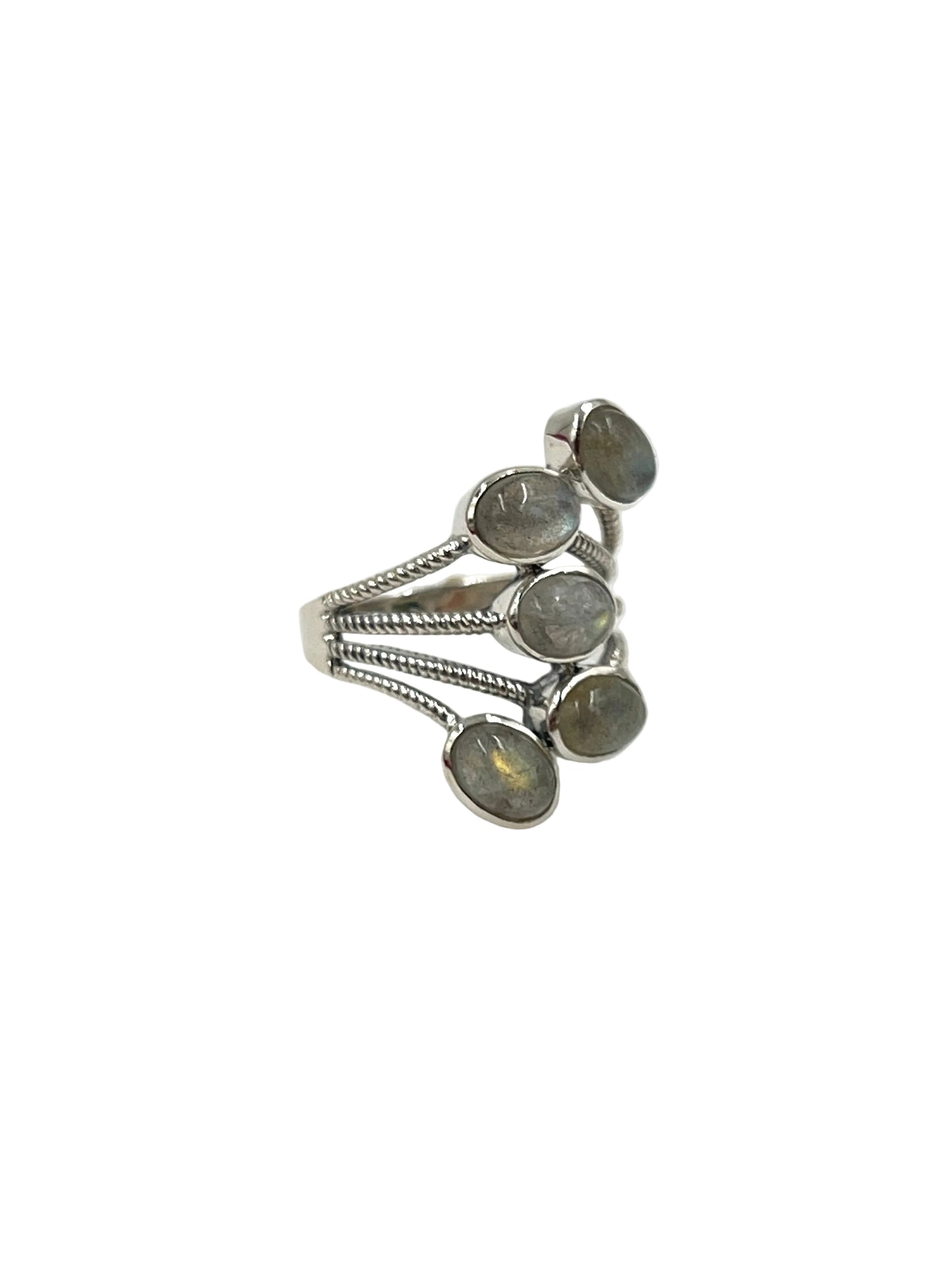 Multi Labradorite Ring
