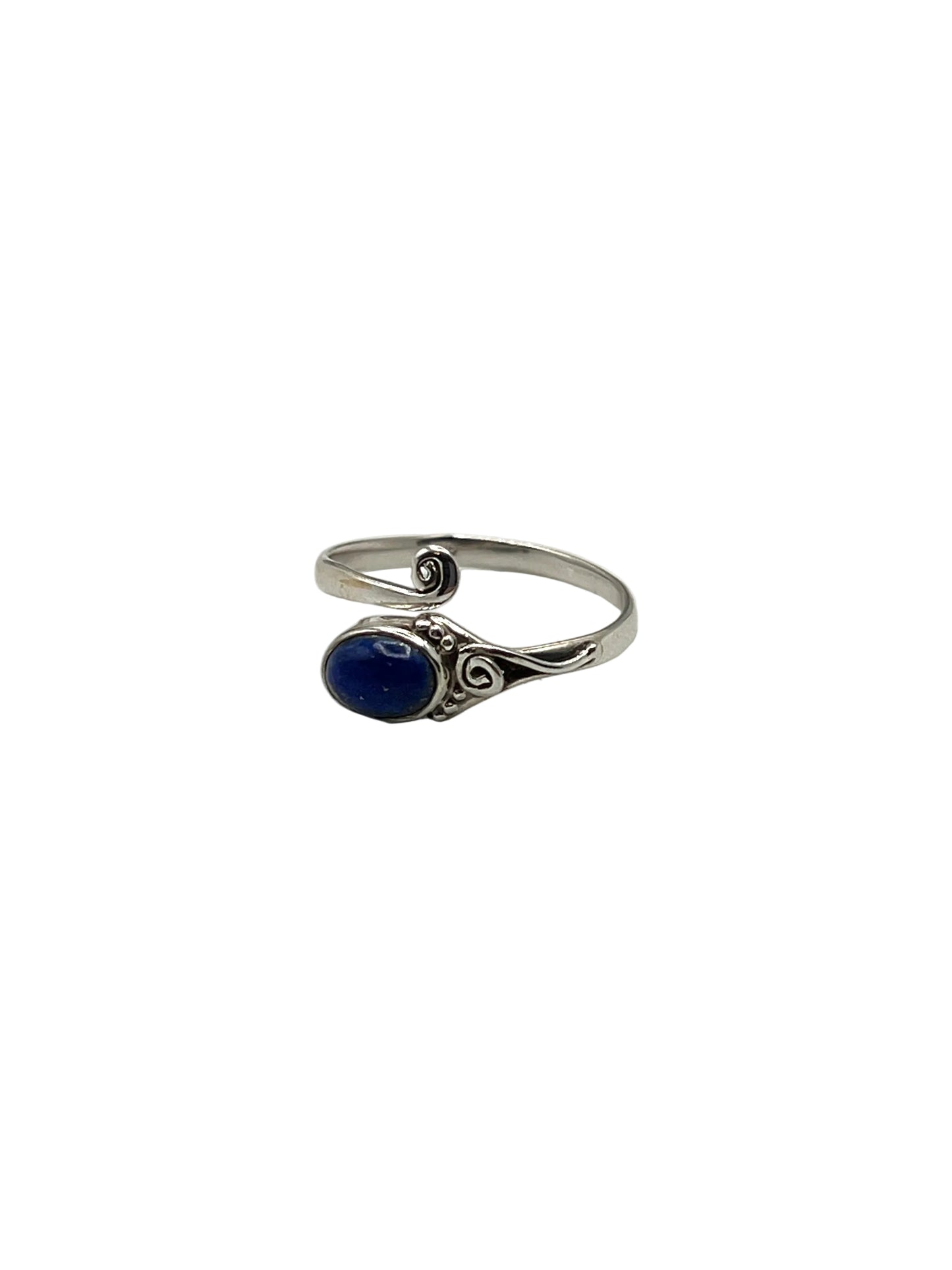 Swirl Gemstone Wrap Rings