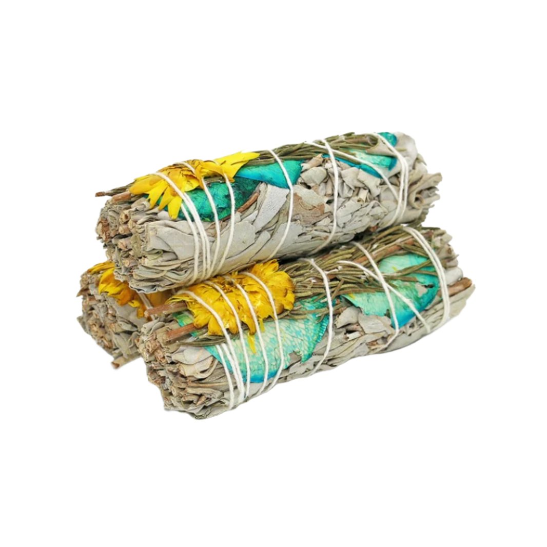 4" Sweet Success White Sage Bundle