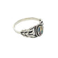 Sterling Silver Shell Peace Ring