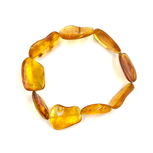 Large Polished Honey Amber Bracelets
