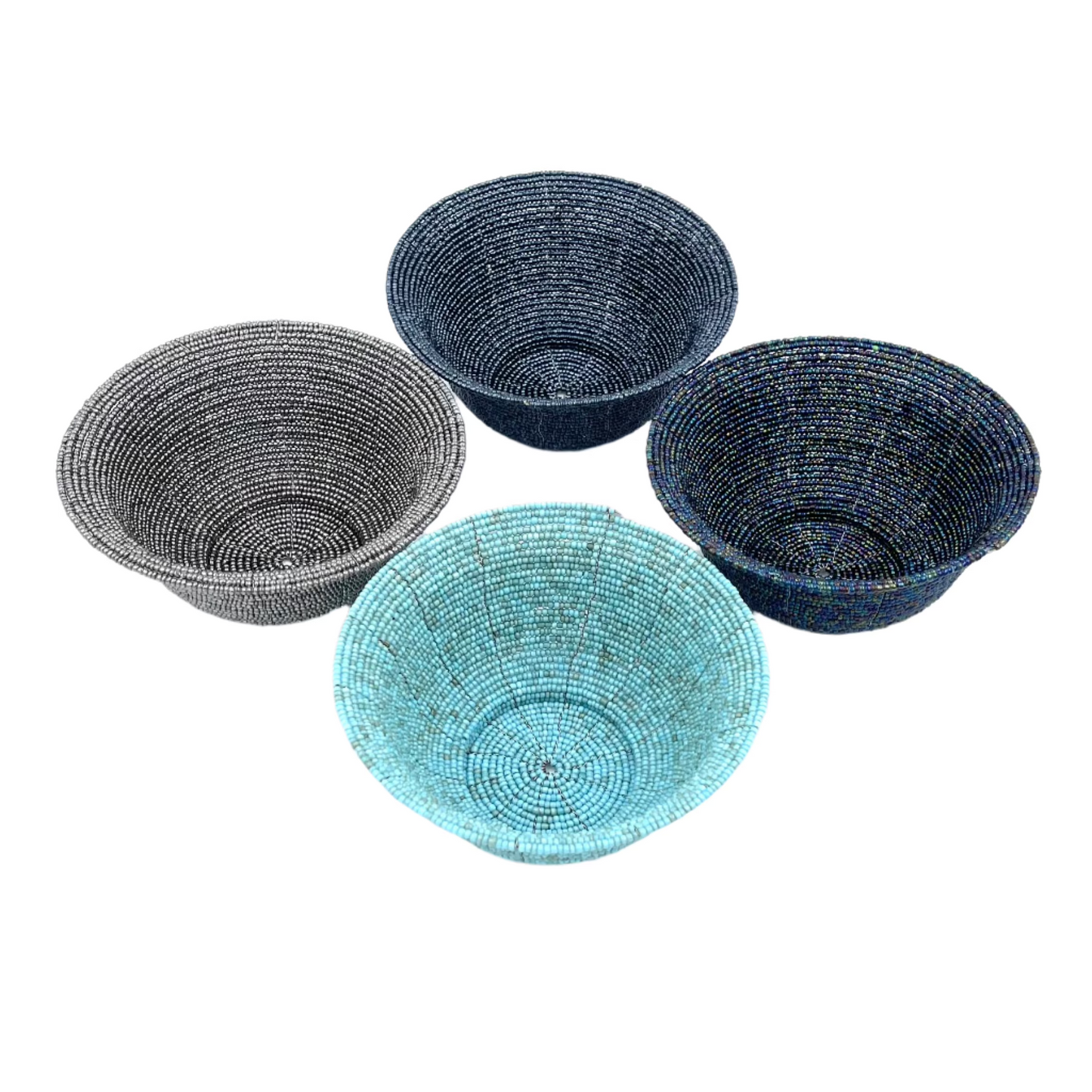 Small Bali Beaded Baskets