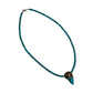 Silver Turquoise Tooth Necklace