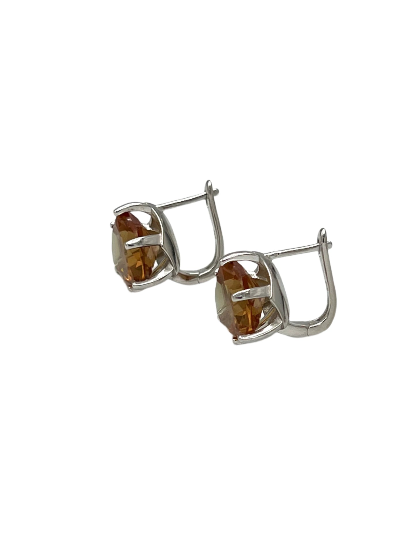 Silver Zultanite Trillion Earring