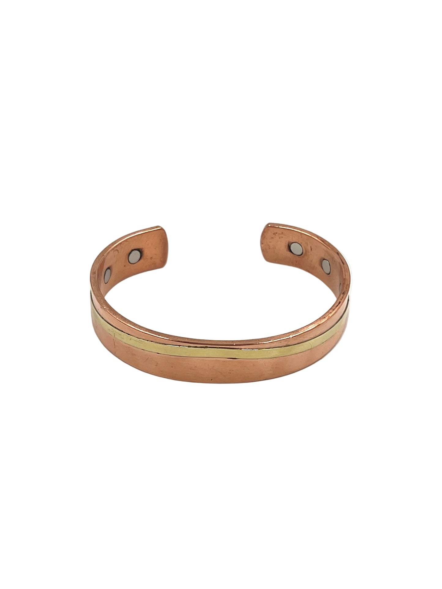 Brass & Copper Band Bracelet