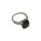 Sterling Silver Square Labradorite Ring